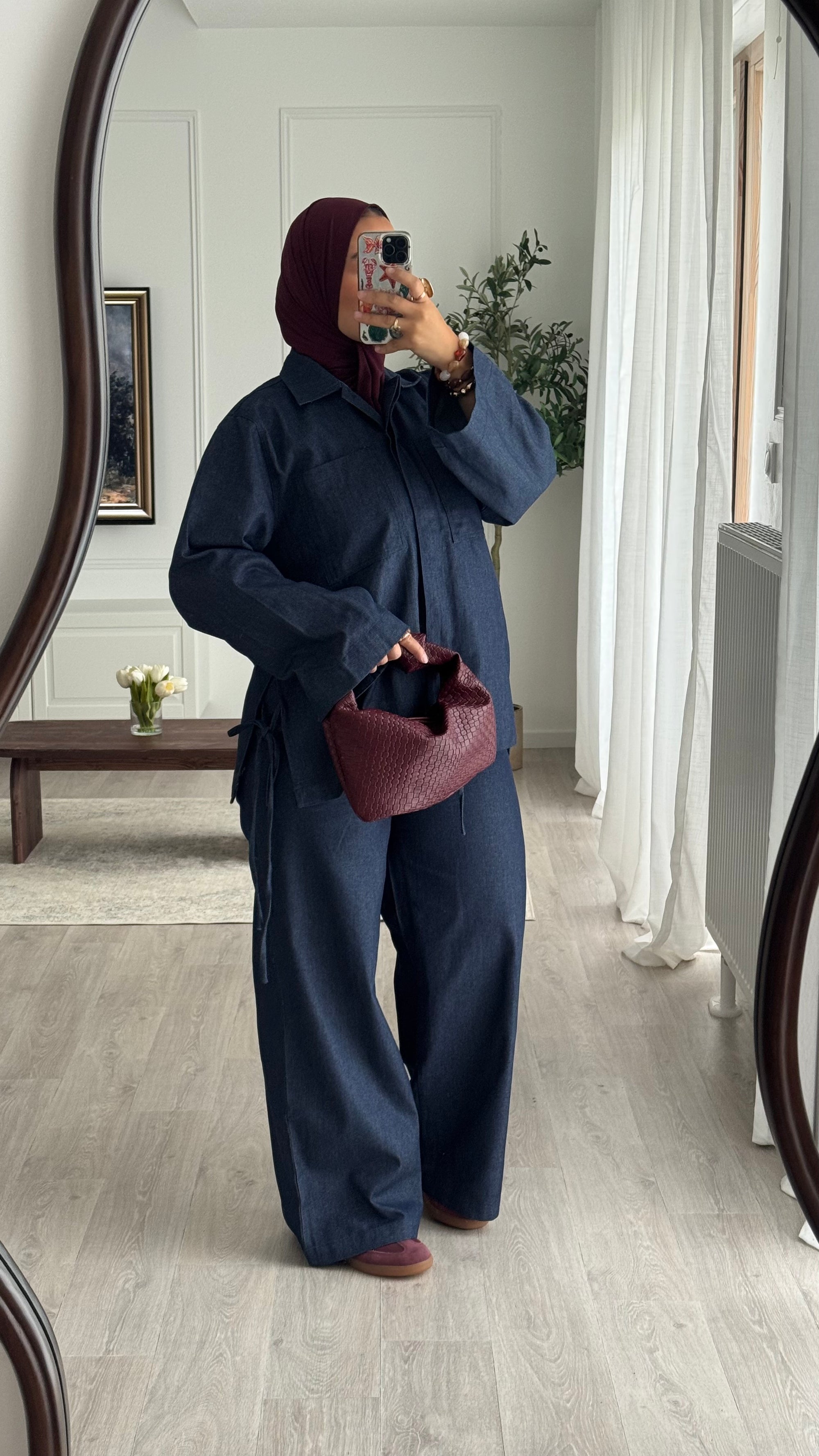 Ensemble Jeans oversize | Bleu