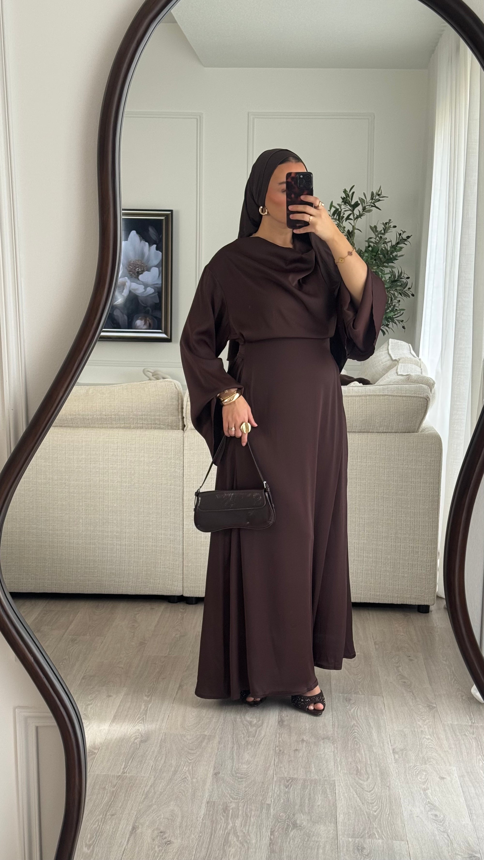 Robe Aseel | Chocolat