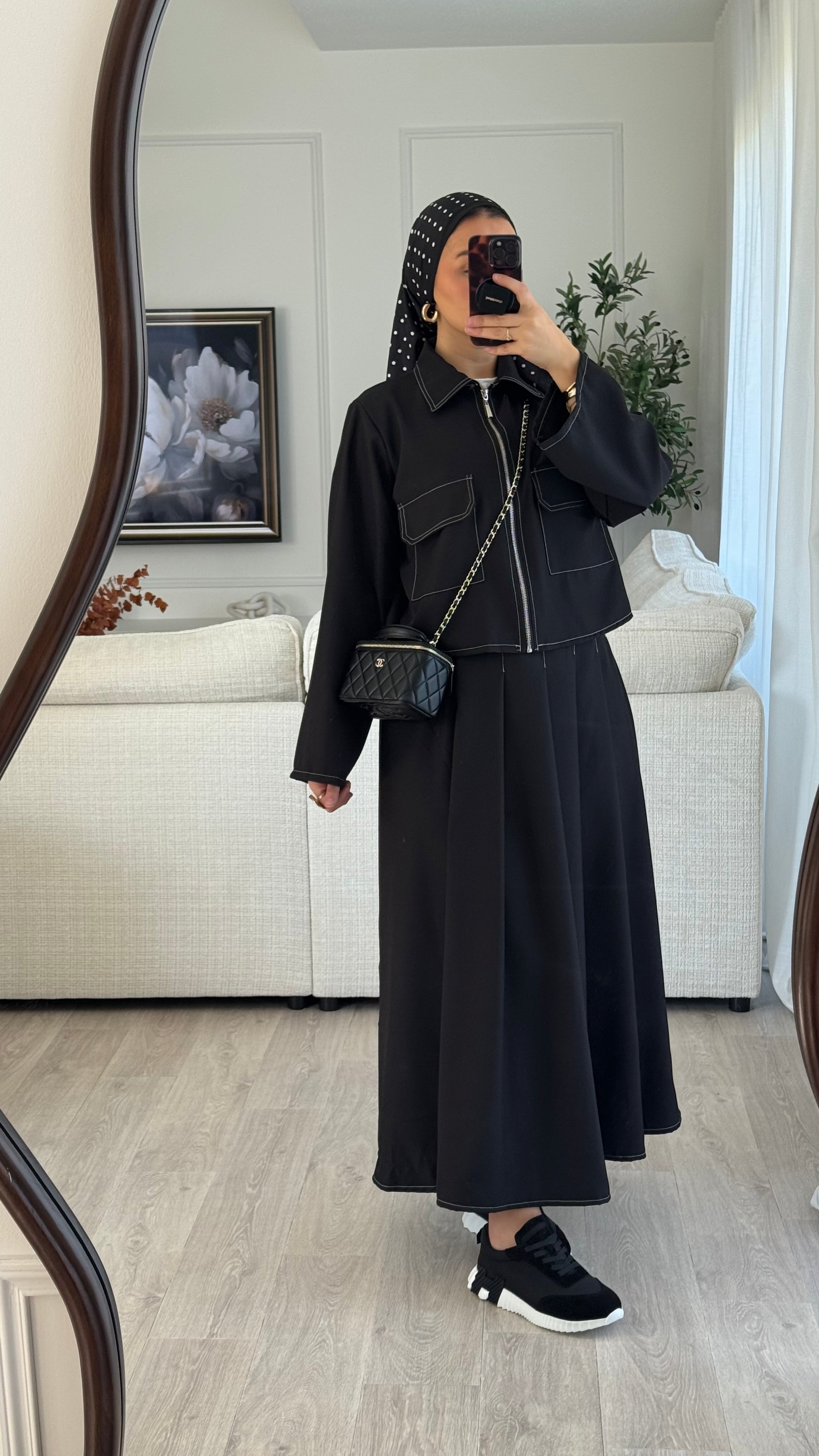 Ensemble Surpiqûres | Noir