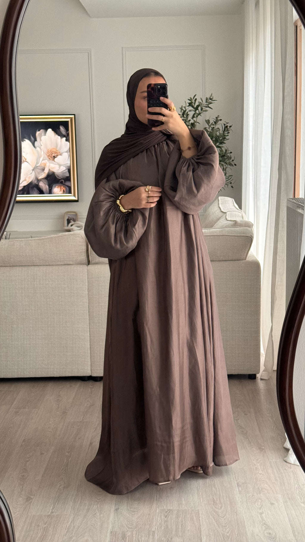Robe Qamar | Taupe