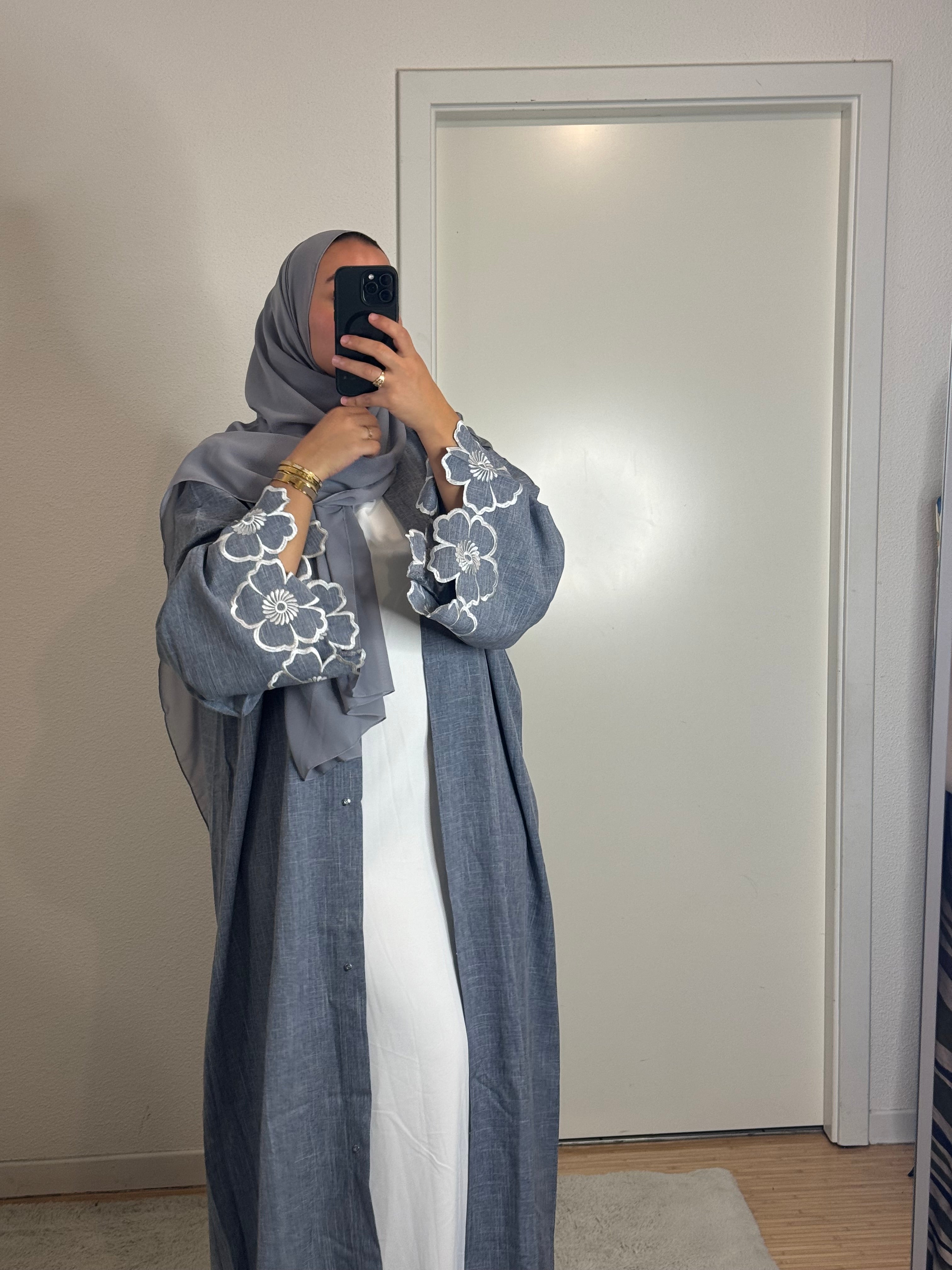 Abaya Thalia Bleu