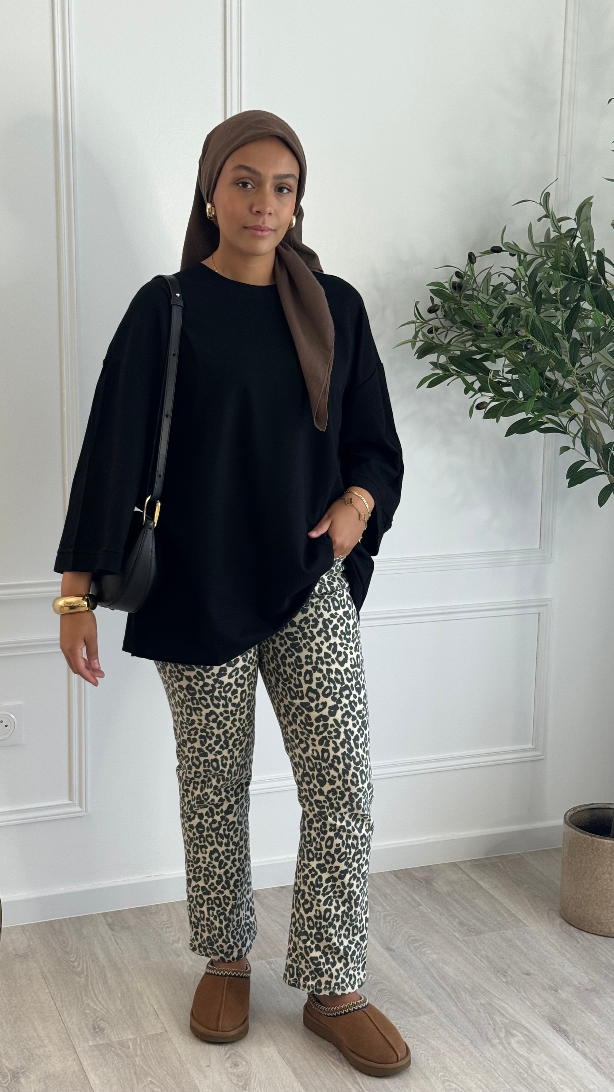 T-Shirt oversize l Noir