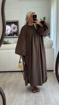 Robe 100% cotton | Chocolat