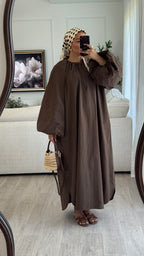 Robe 100% cotton | Chocolat