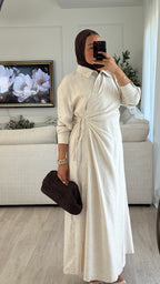 Robe lin Yara | Beige