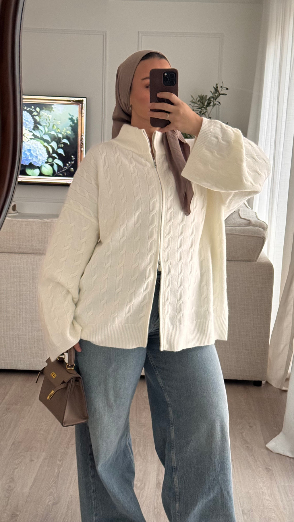 Gilet torsadée | écru [ EXPÉDITION LE 13/02]