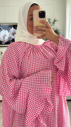 Robe Vichy | Rose Fushia