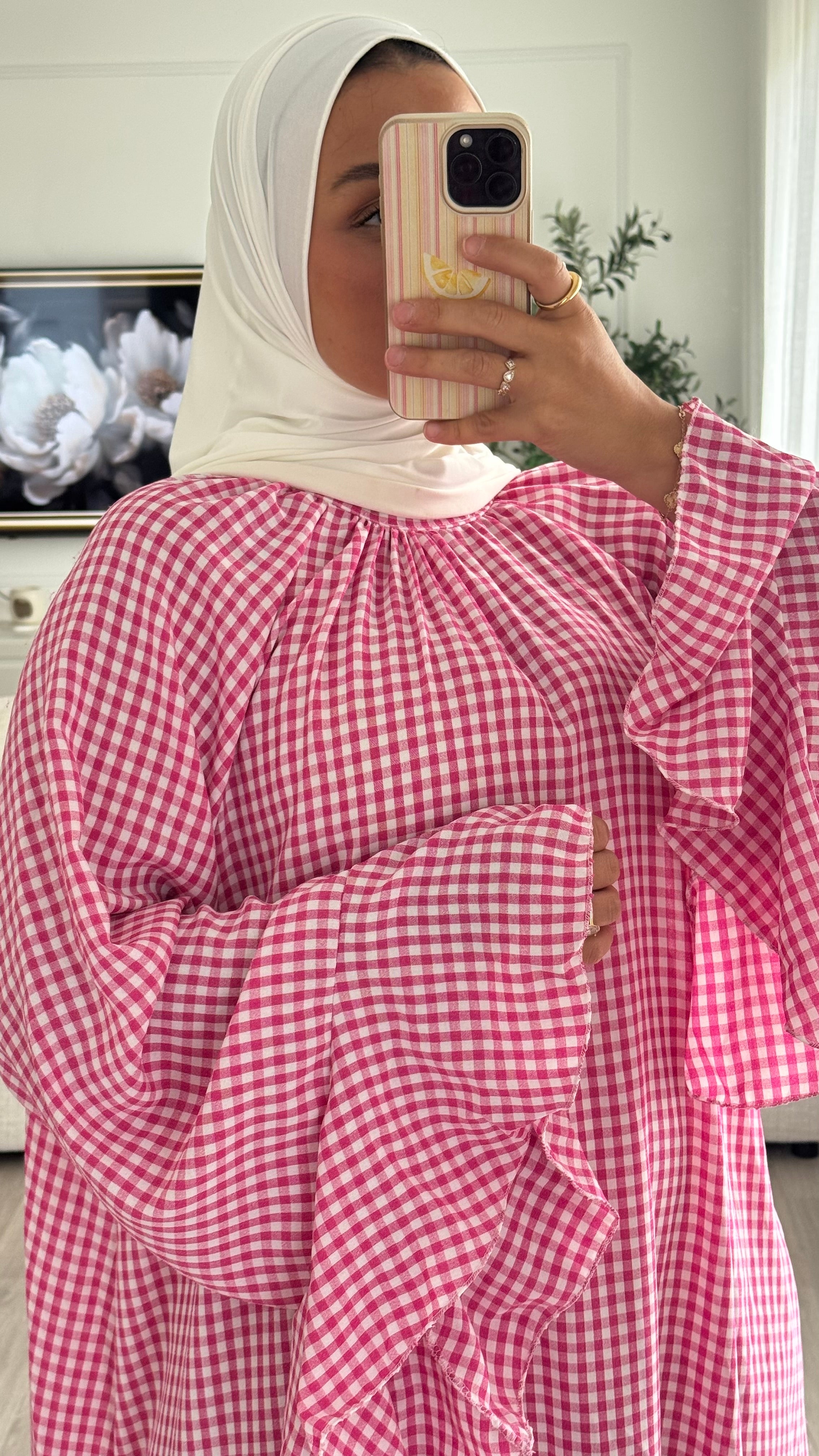 Robe Vichy | Rose Fushia