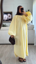 Robe 100% cotton | Jaune