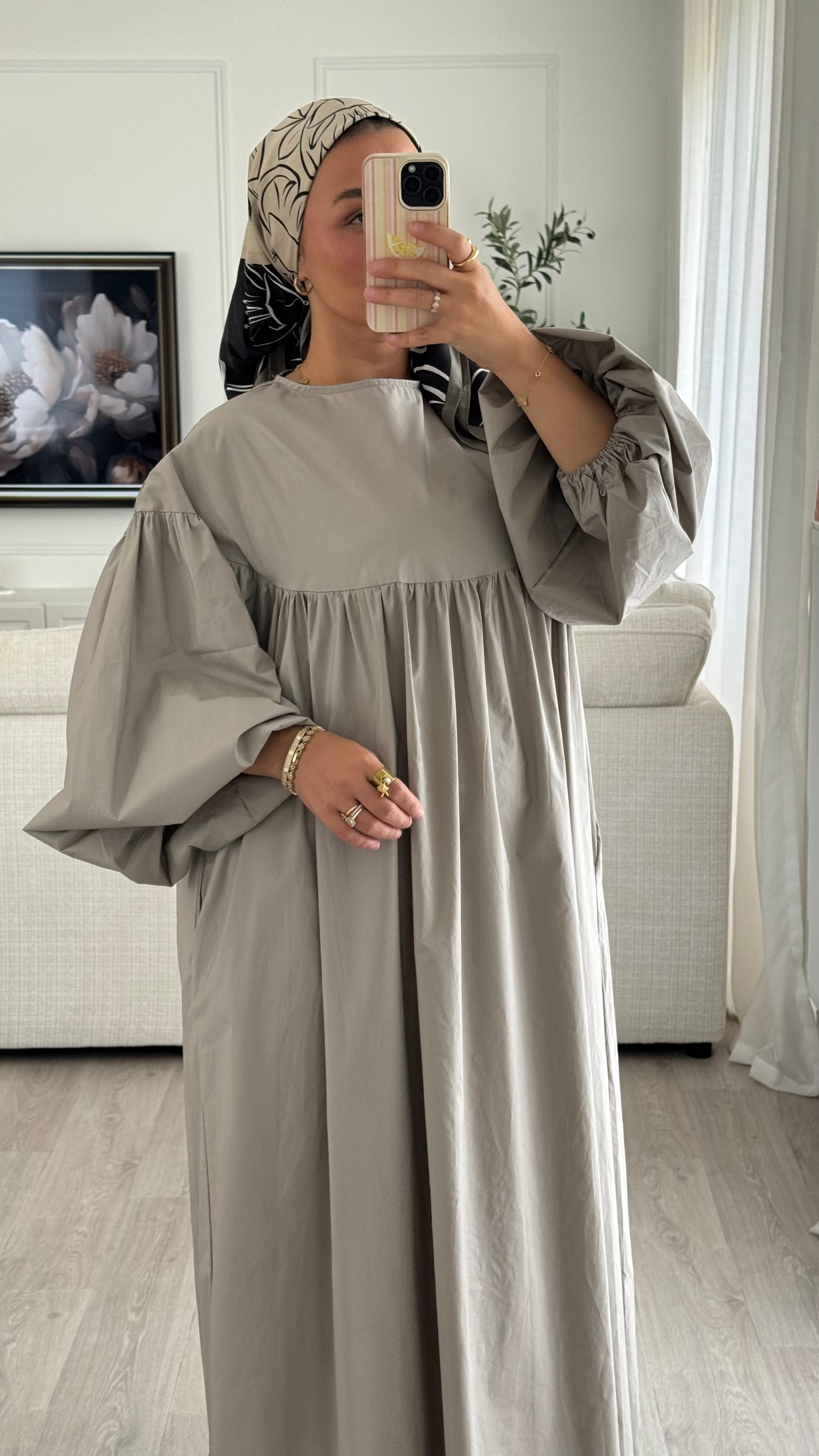 Robe Safa | Taupe