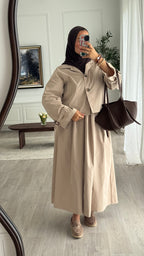 Ensemble jupe Trench | Beige