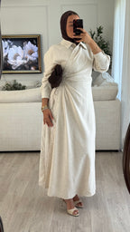 Robe lin Yara | Beige