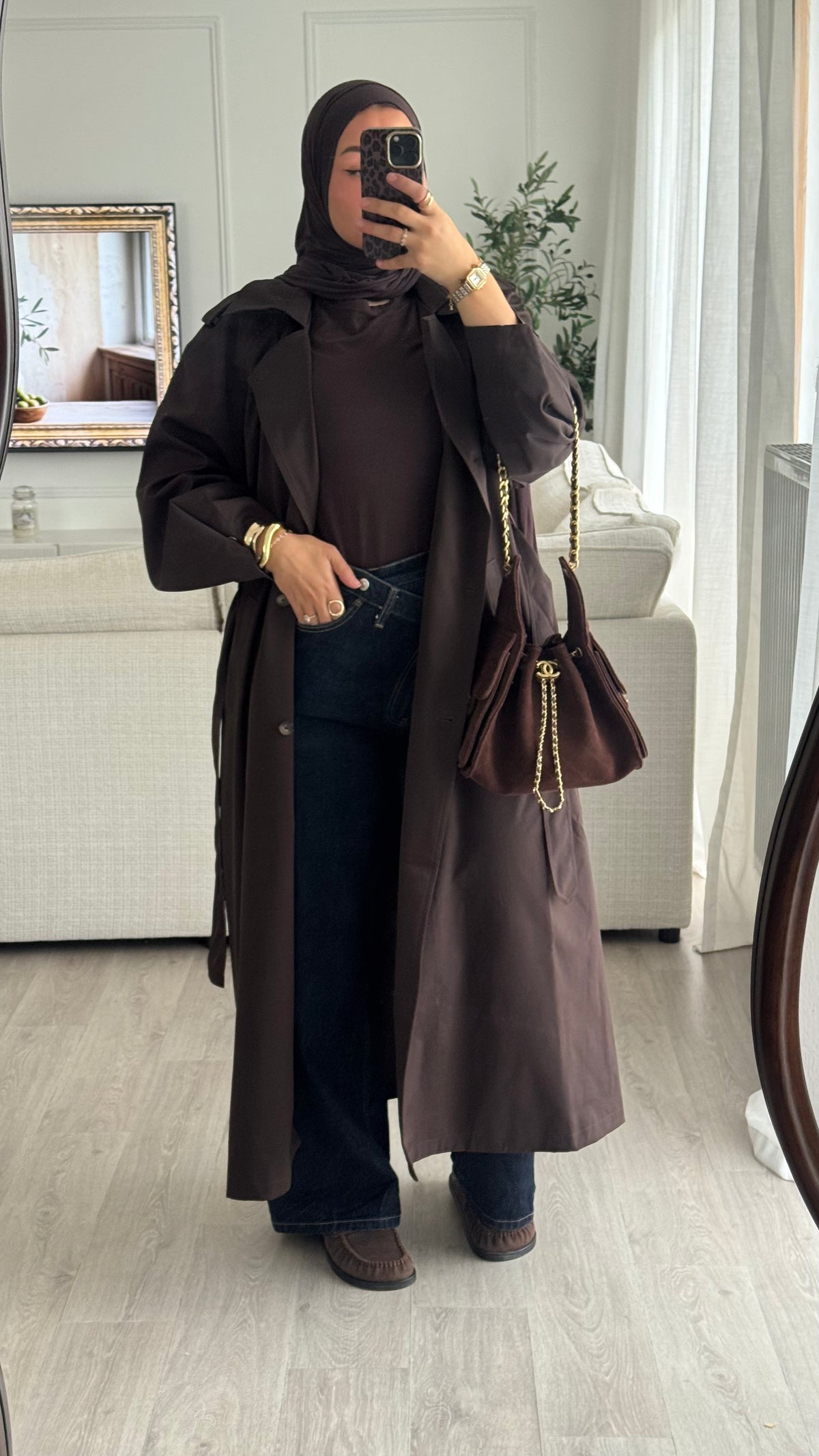 [ Premium] Trench Milano | Chocolat