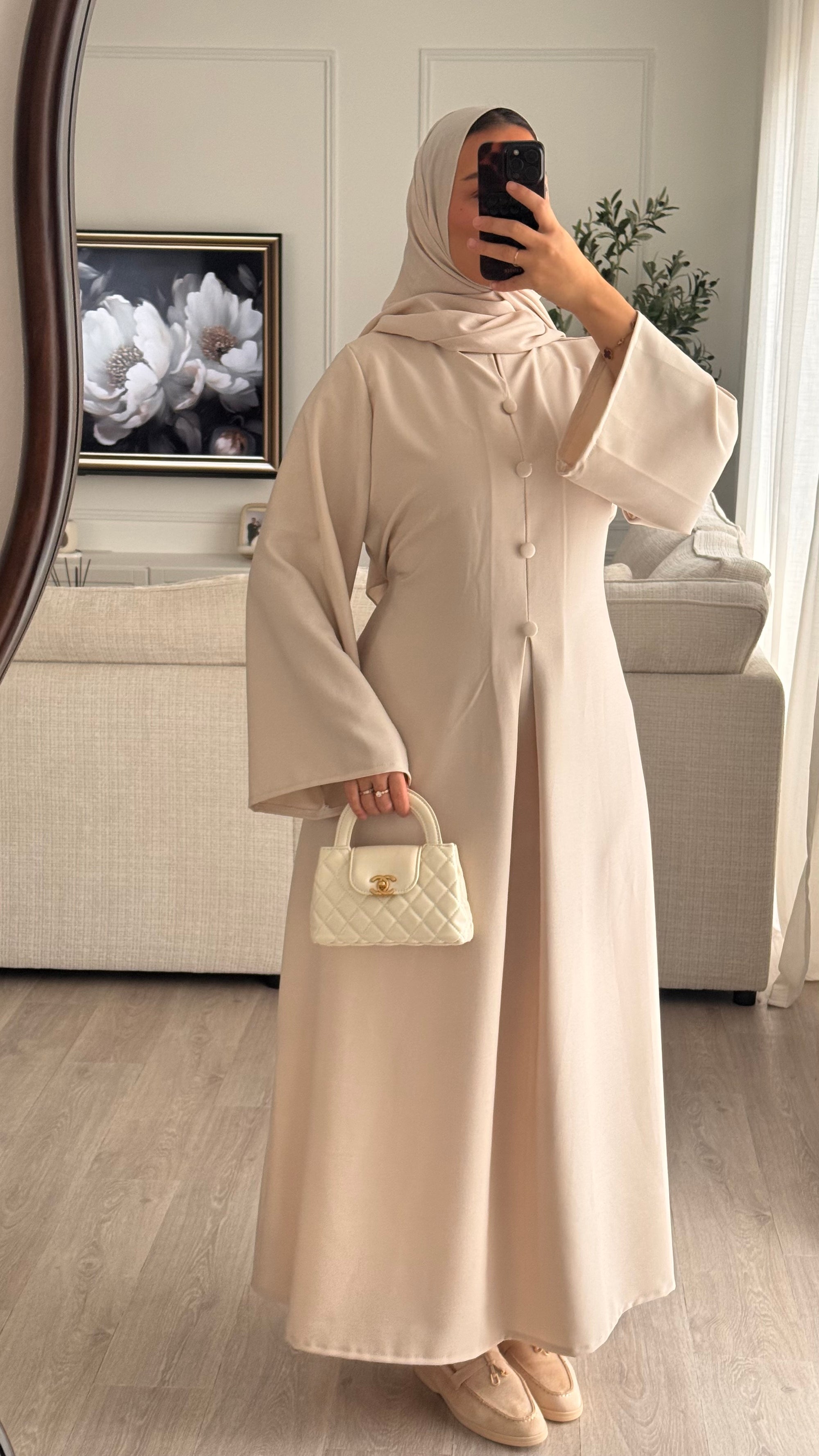Amani Dress | Beige