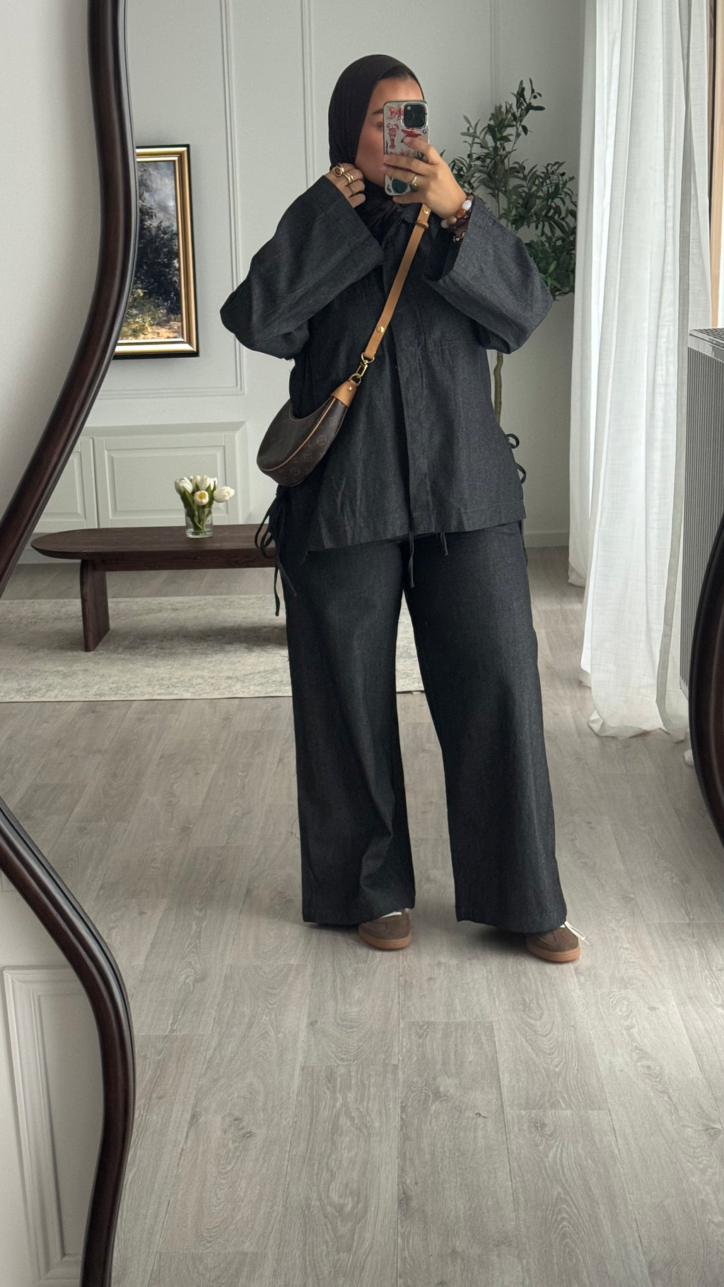 Ensemble Jeans oversize | Noir