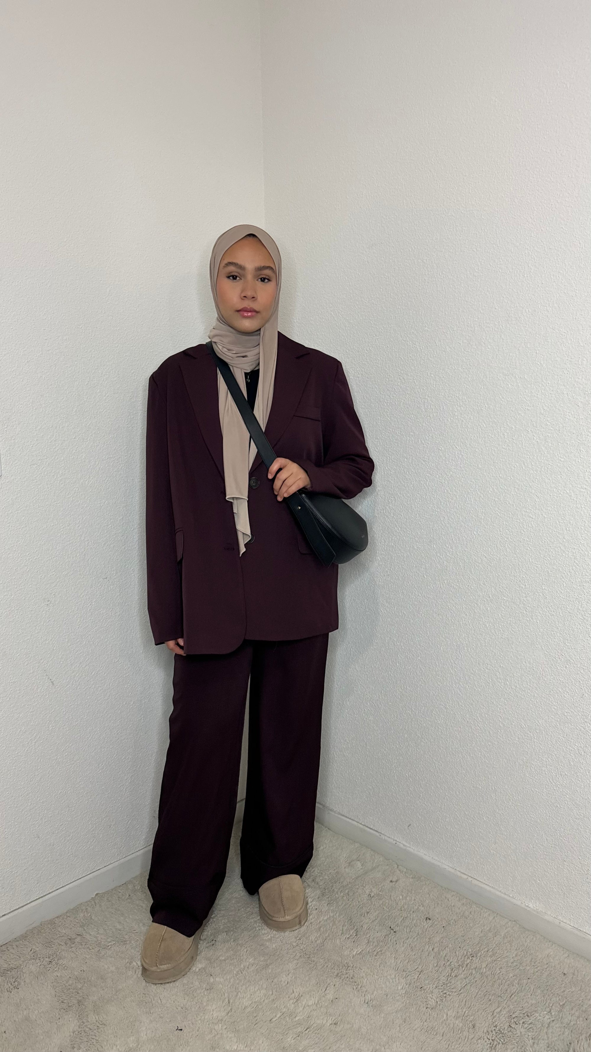 Blazer Kylie à fentes Chocolat