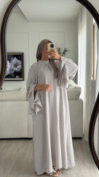 Robe Vichy | Taupe