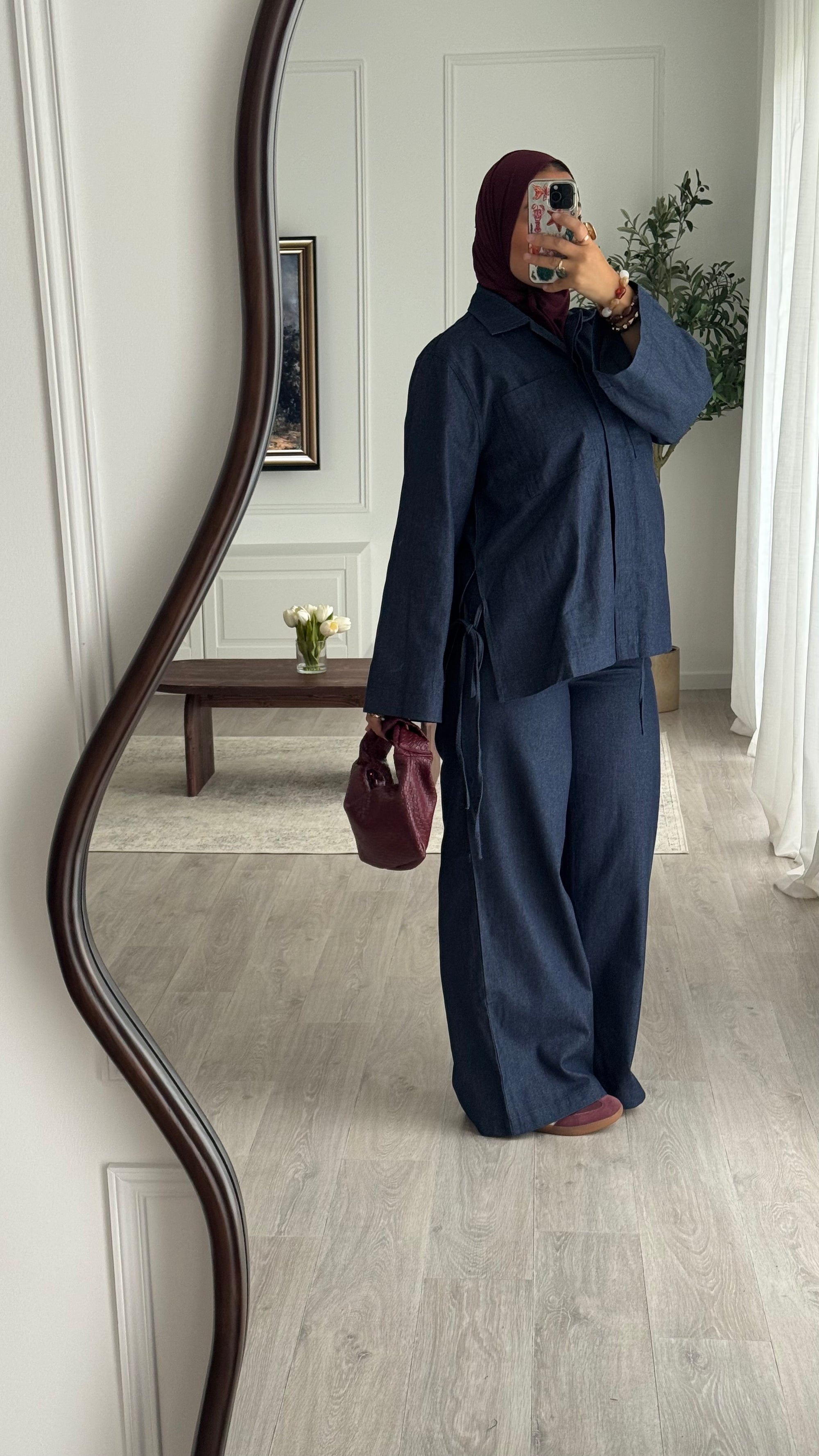 Ensemble Jeans oversize | Bleu