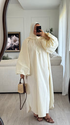 Robe 100% cotton | Ecru
