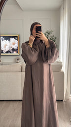 Robe Qamar | Taupe