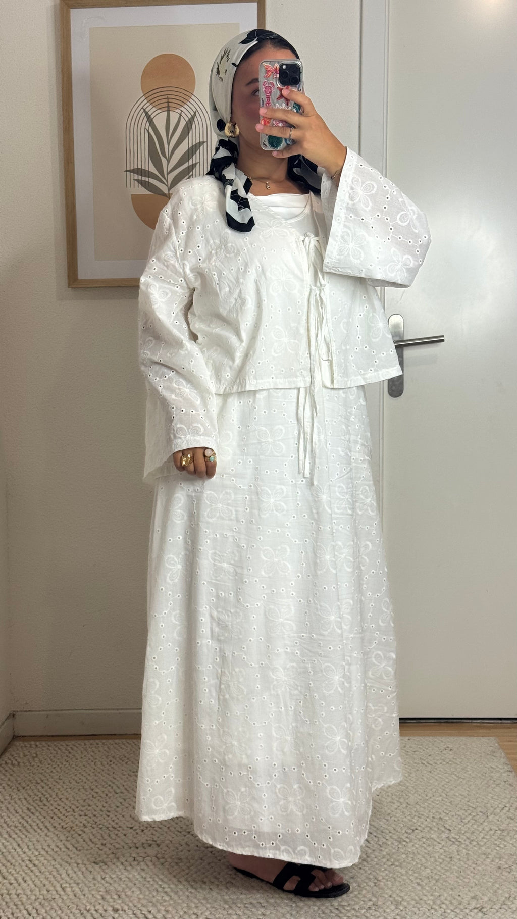 Ensemble Jupe ajouré 100% cotton II
