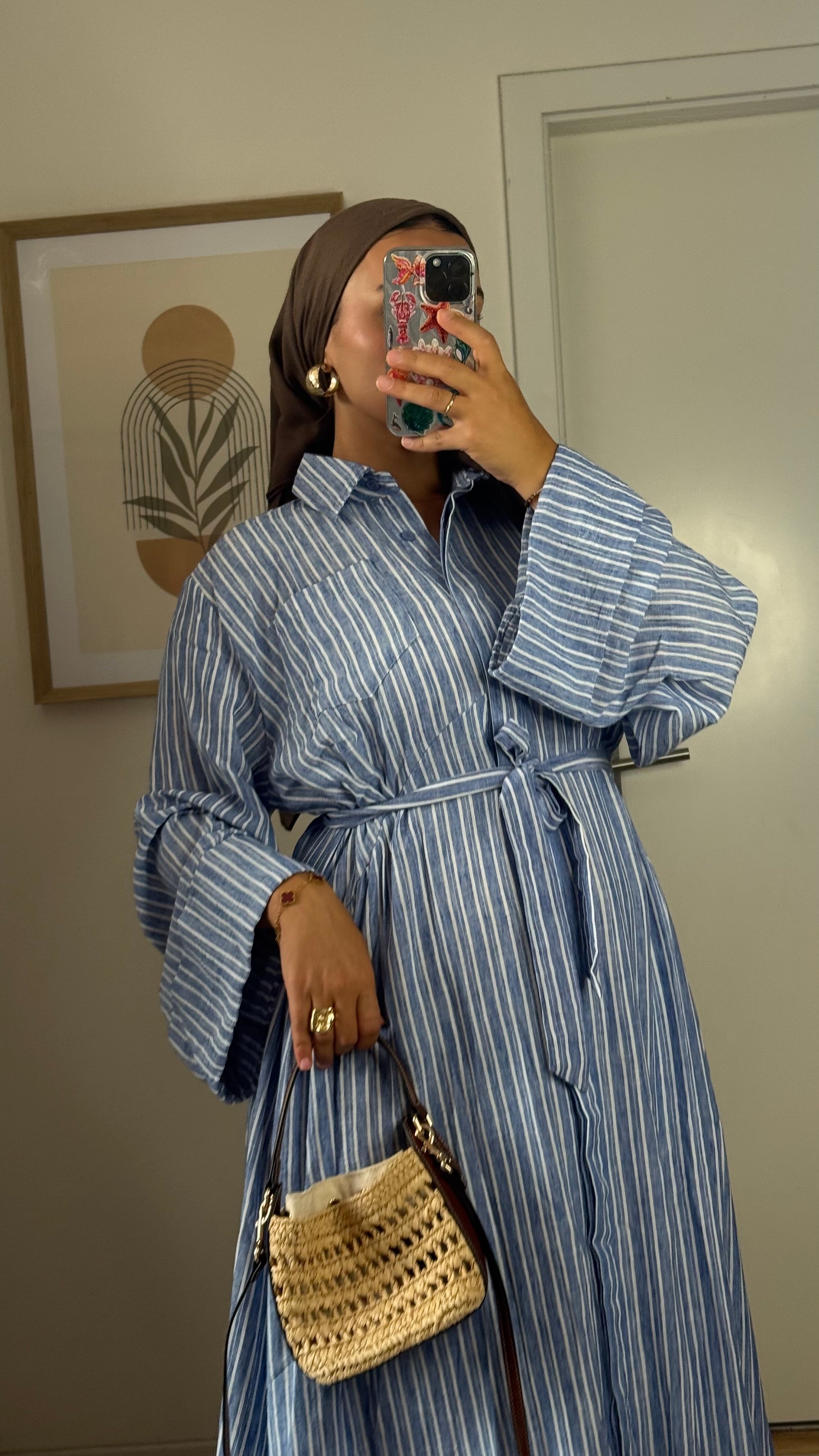 Robe Serena Rayé