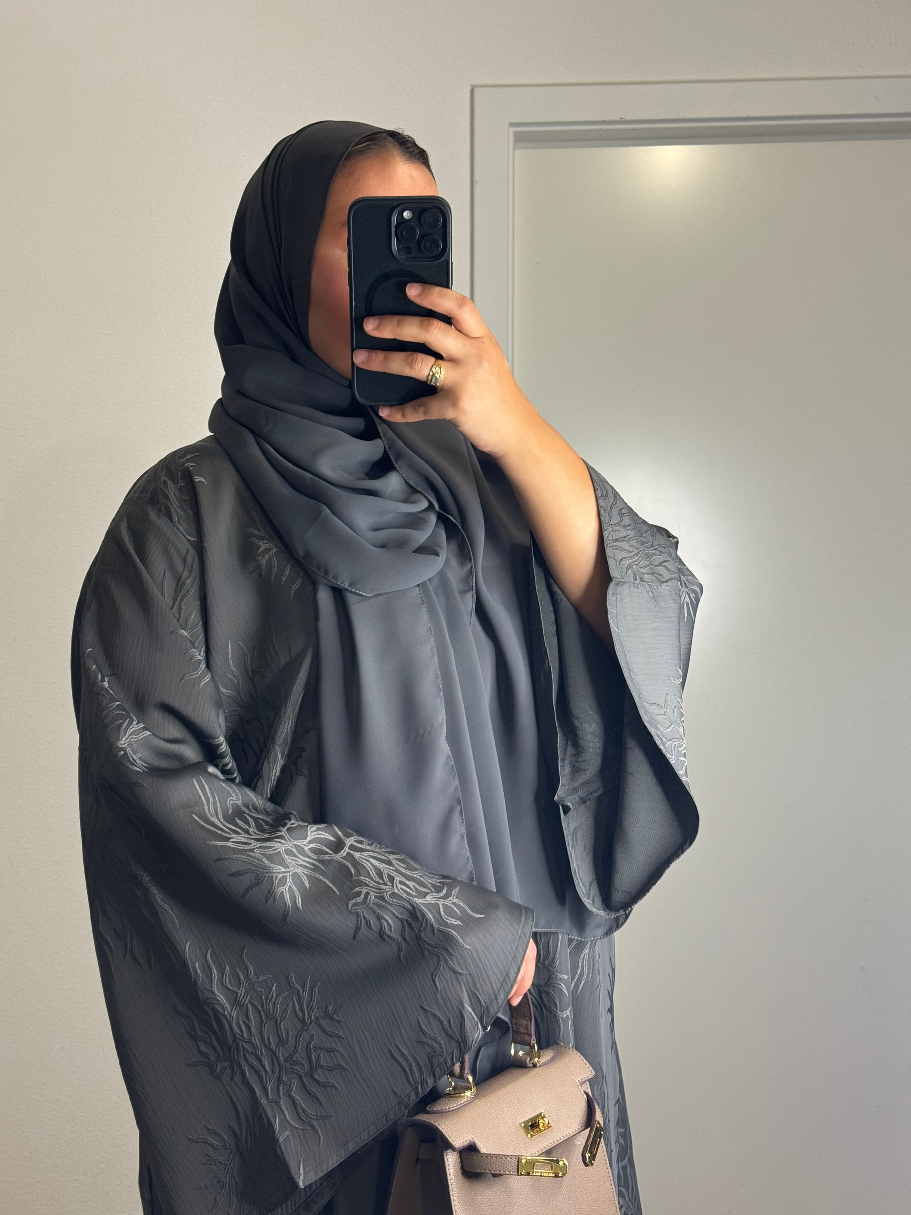 Abaya Bahia Taupe ( Création)