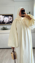 Robe 100% cotton | Ecru