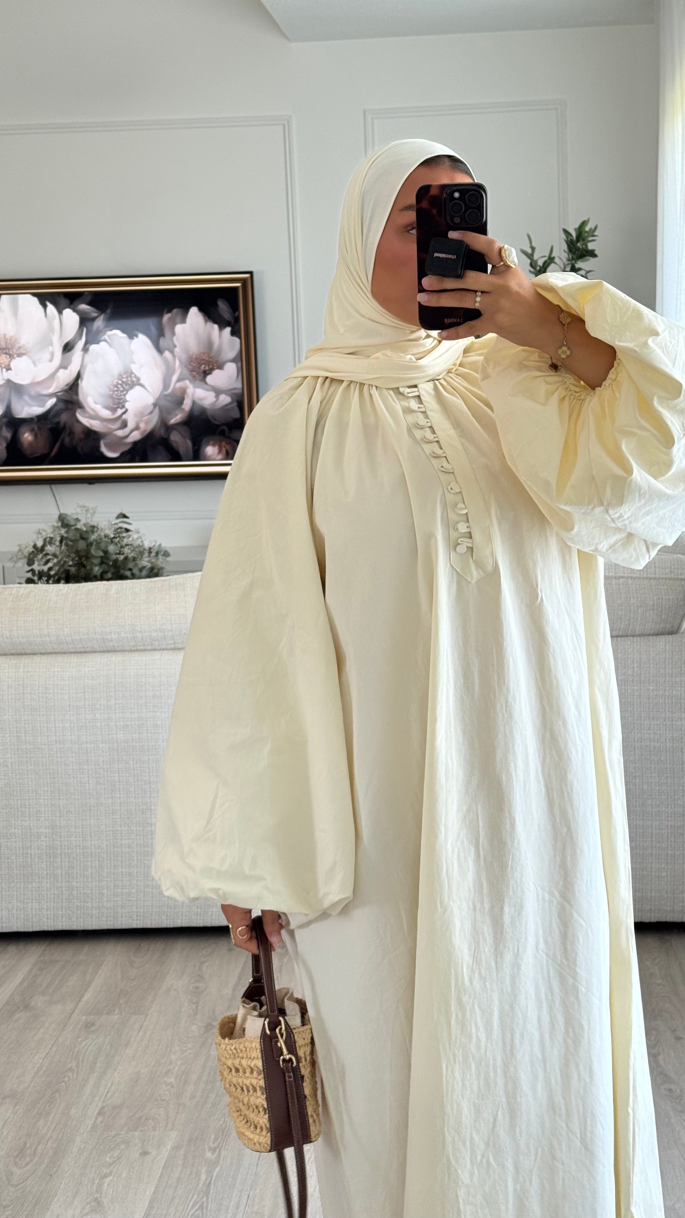 Robe 100% cotton | Ecru