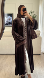 Kimono Velours | Chocolat