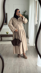 Ensemble jupe Trench | Beige