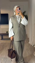 Pantalon classy | Taupe