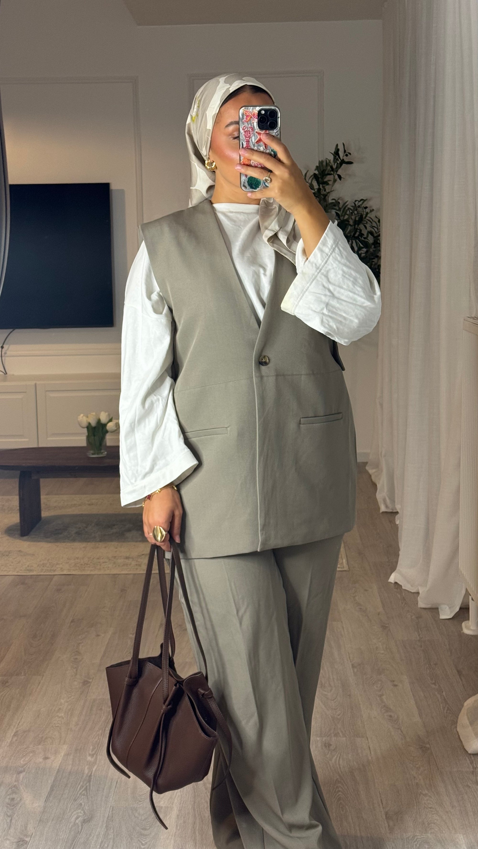 Pantalon classy | Taupe