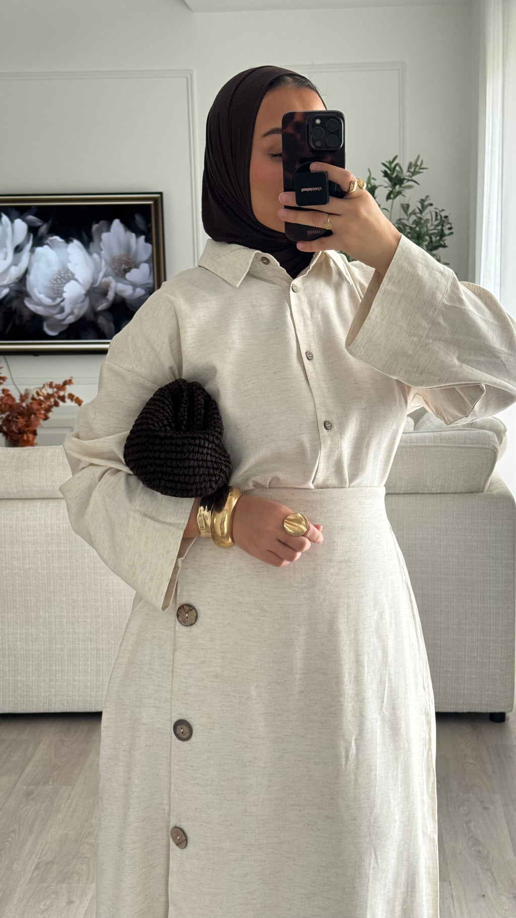 Ensemble Jupe | Lin Beige