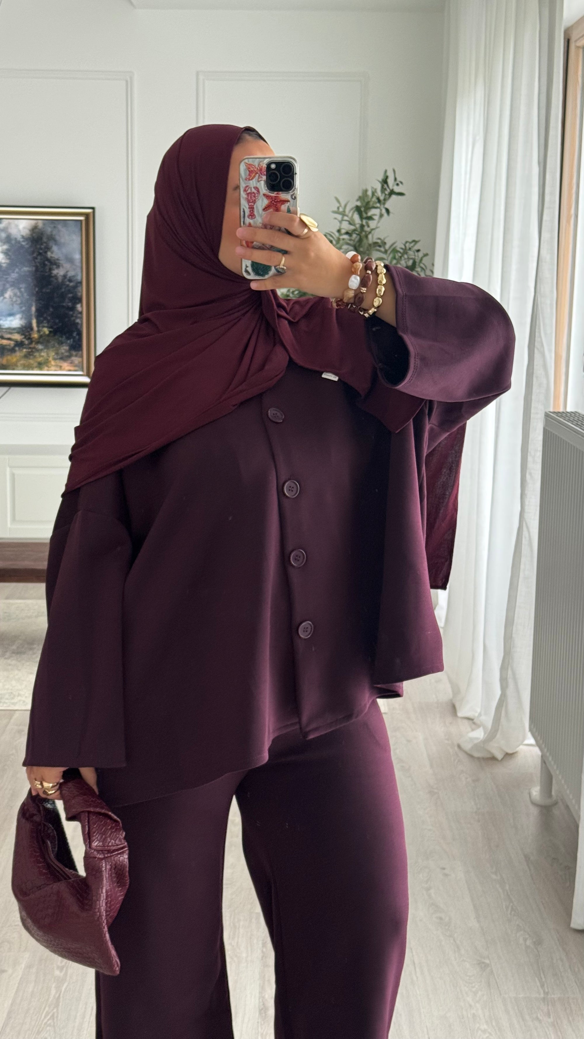 Ensemble Comfy | Burgundy