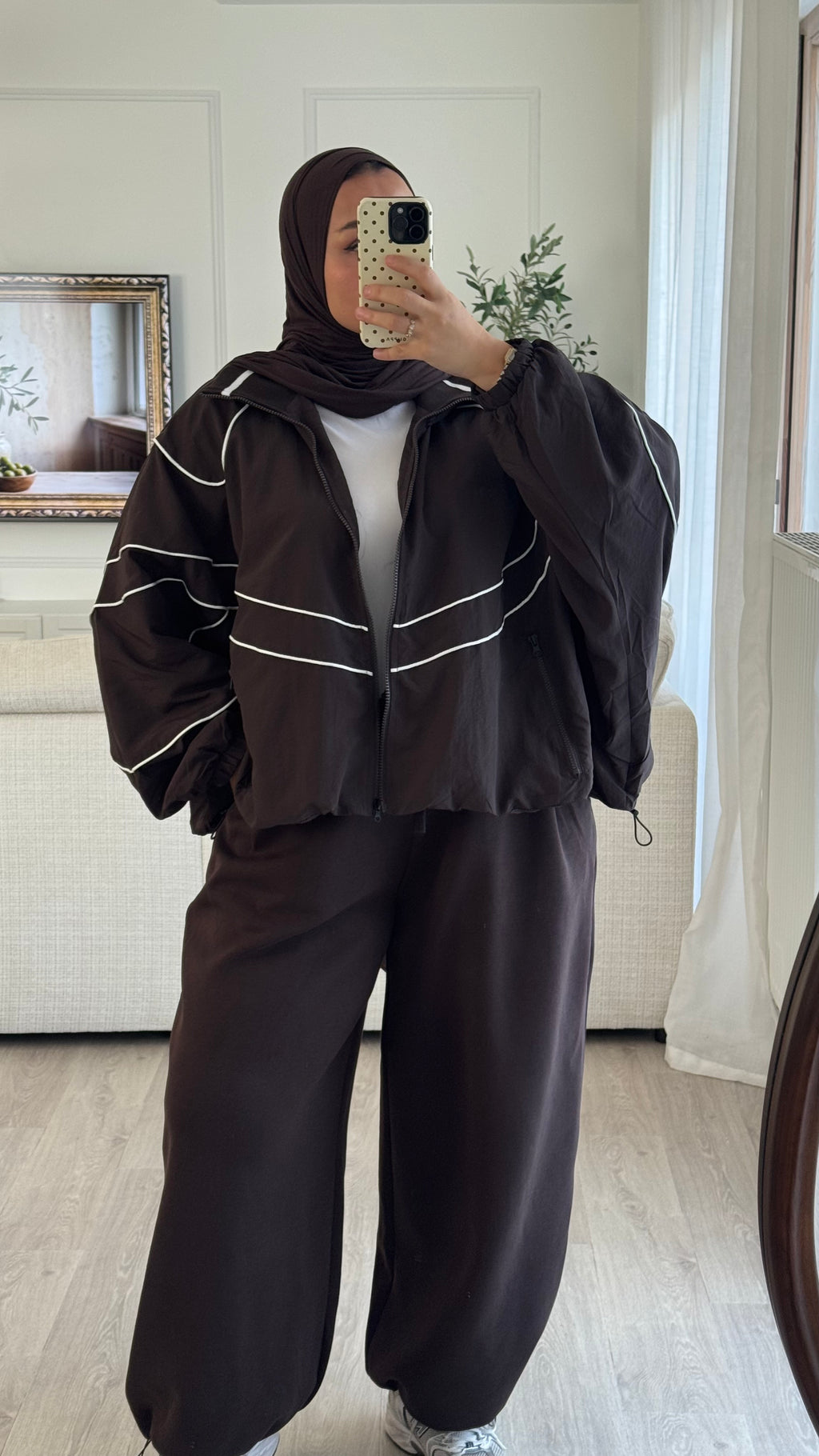 Veste oversize | Chocolat