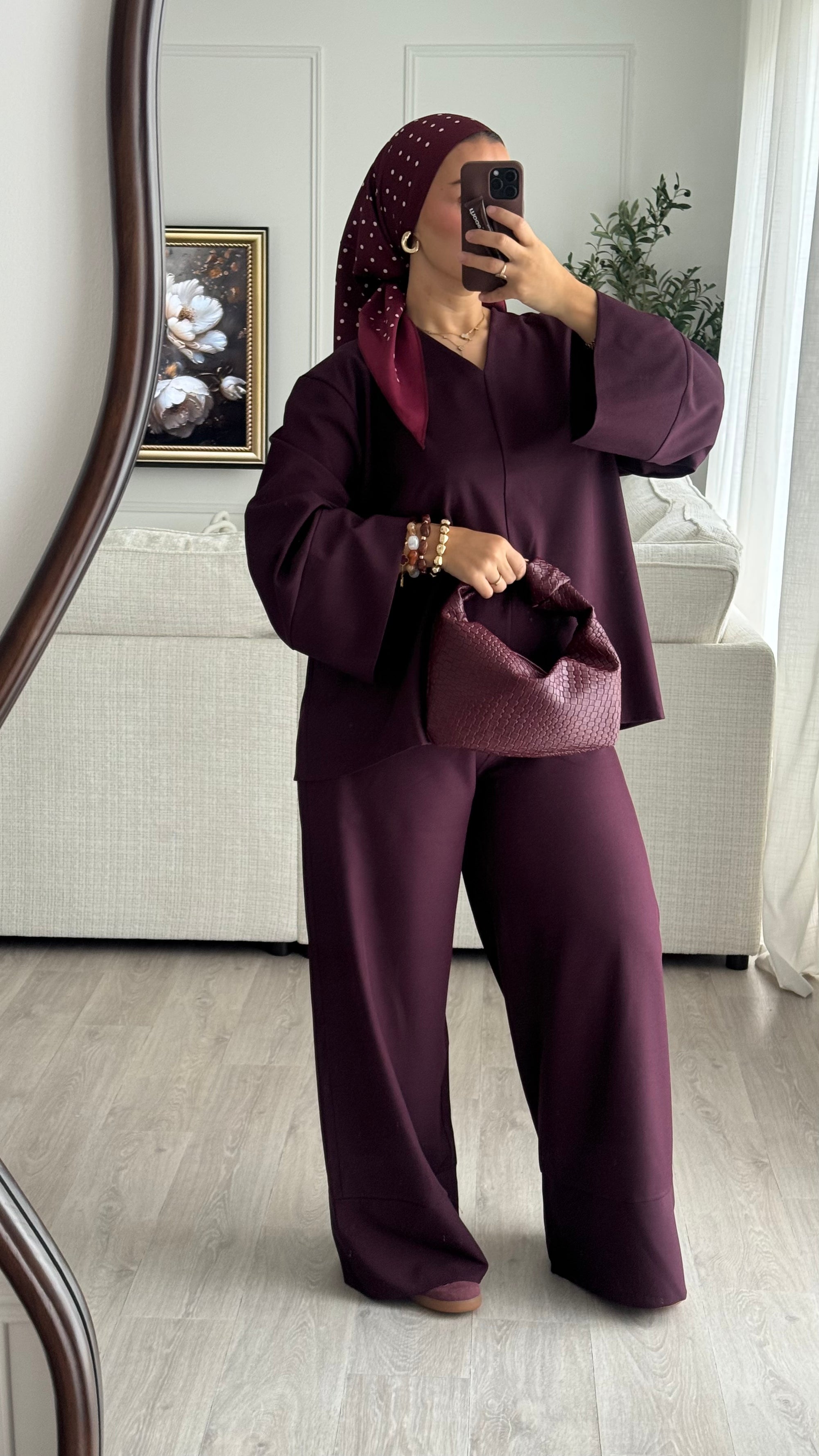 Ensemble Noor | Burgundy