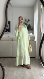Robe à volant | Menthe