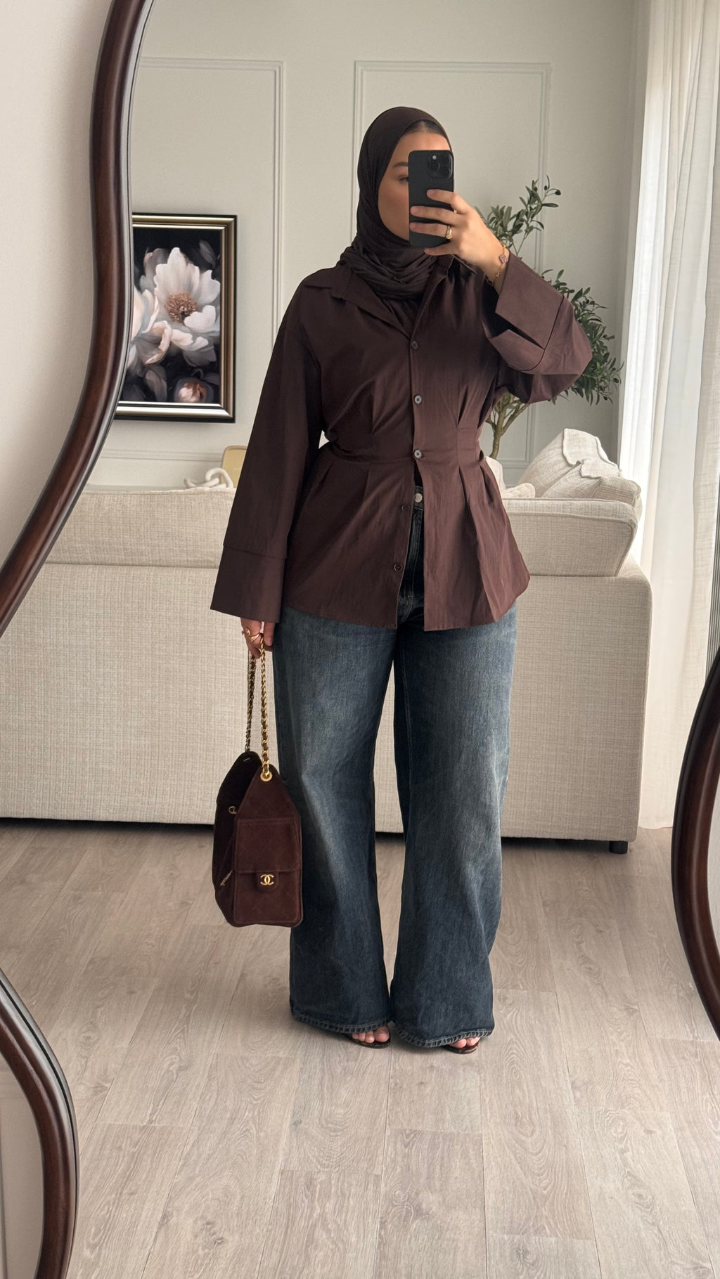 Chemise Sablier | Chocolat