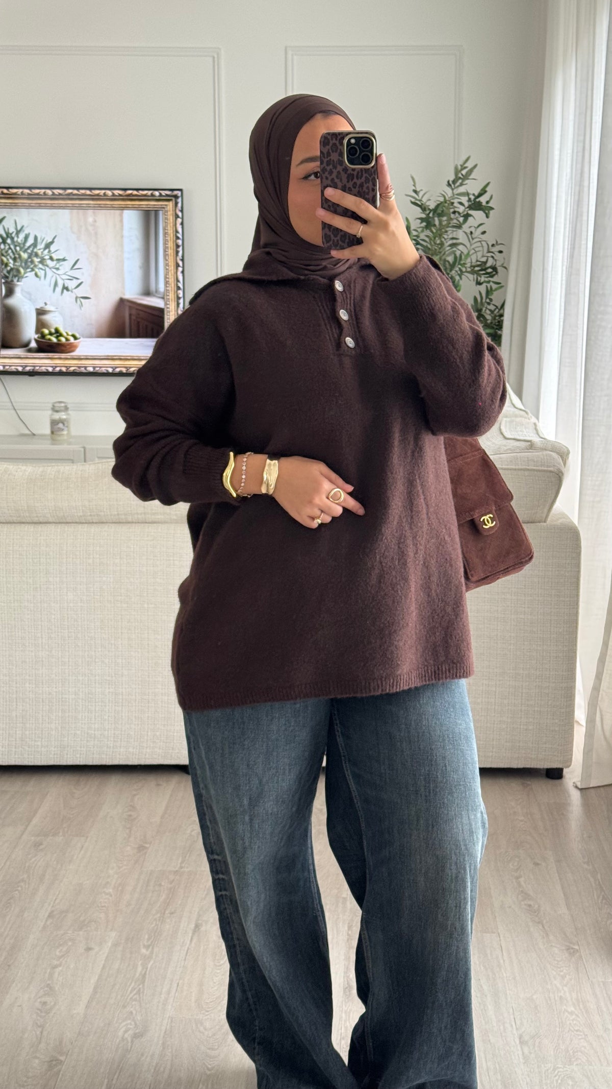Pull Polo | Chocolat