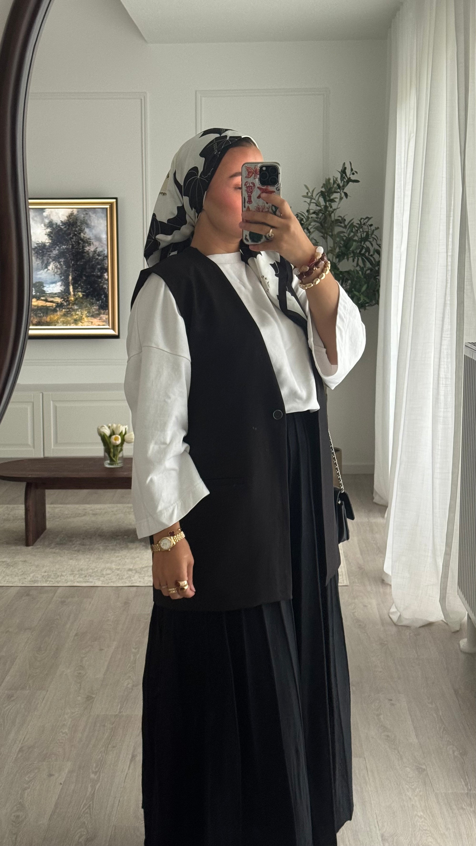 Blazer sans manche Aïda | Noir