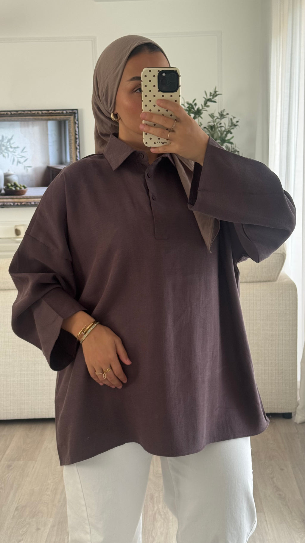 Polo Oversize | parme