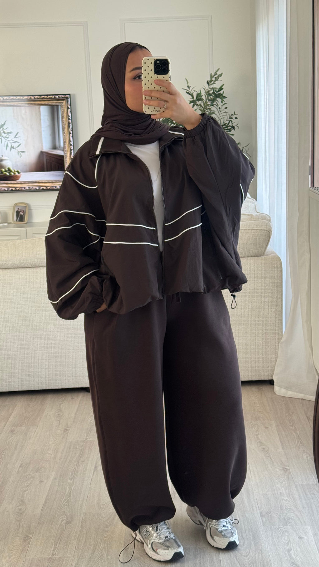 Veste oversize | Chocolat