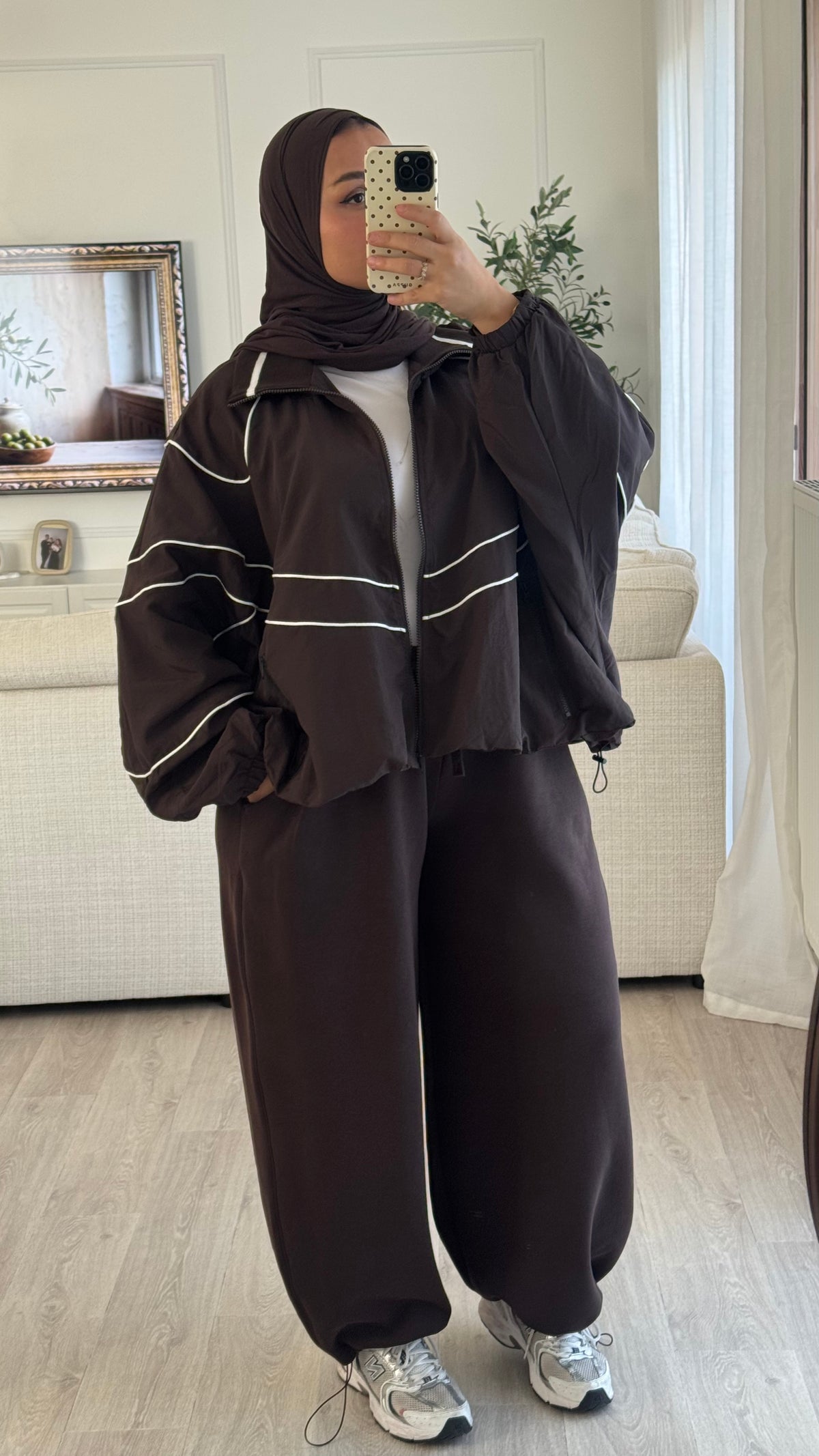 Veste oversize | Chocolat