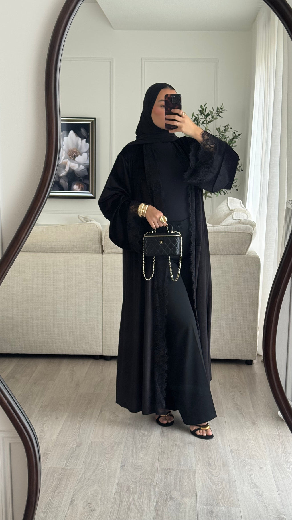 Kimono Velours | Noir