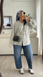 Chemise rayée | bleu