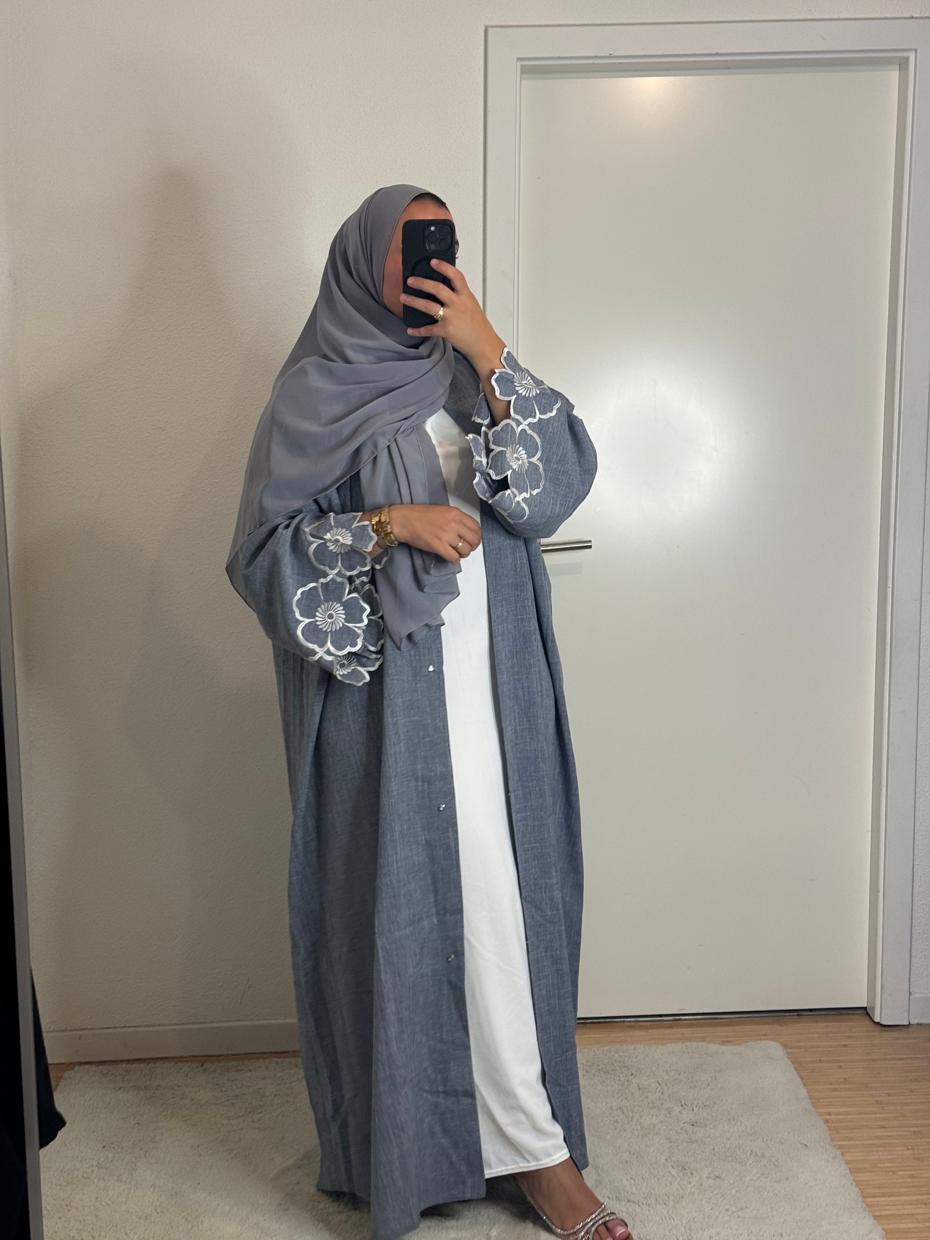 Abaya Thalia Bleu