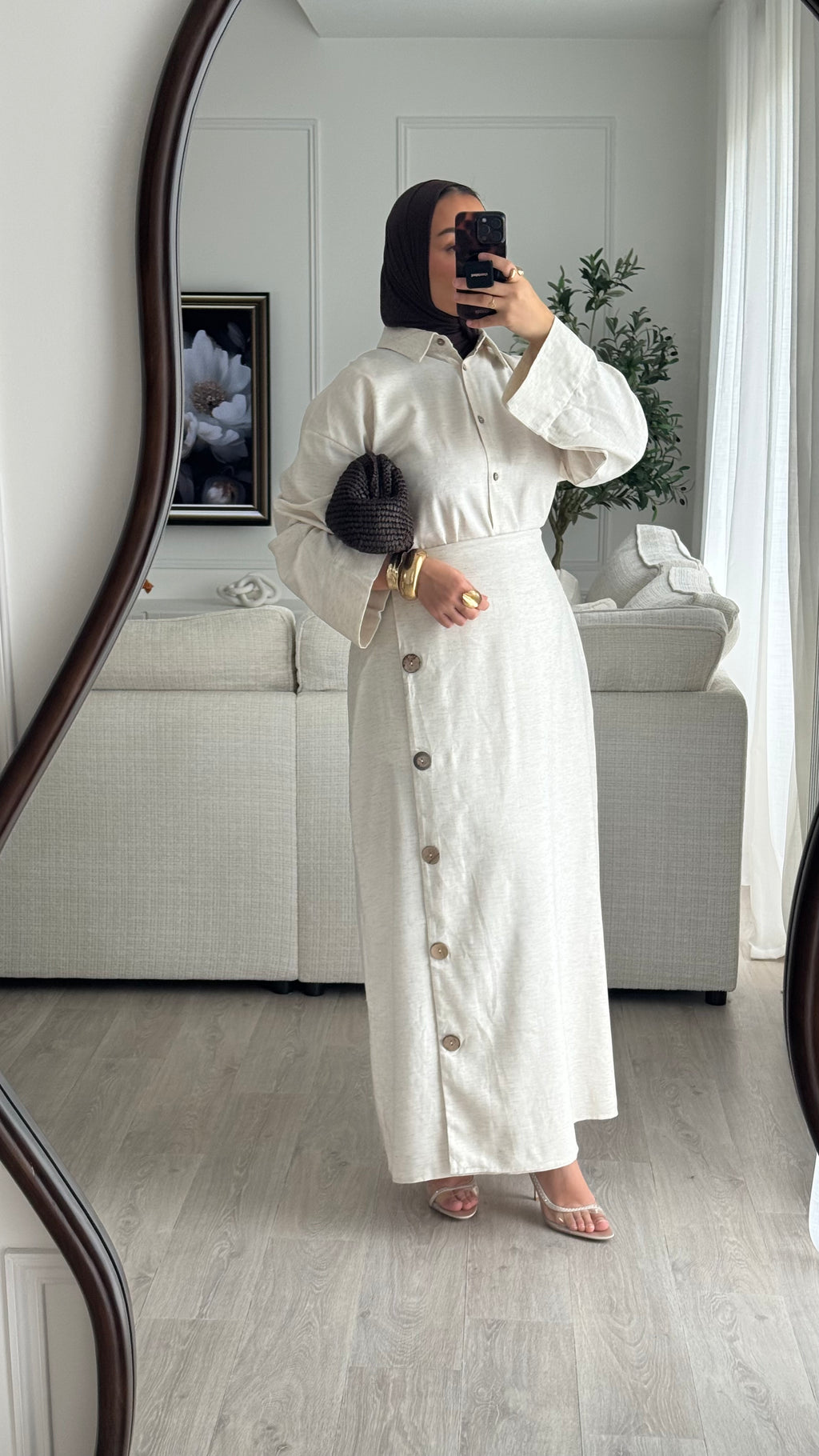 Ensemble Jupe | Lin Beige