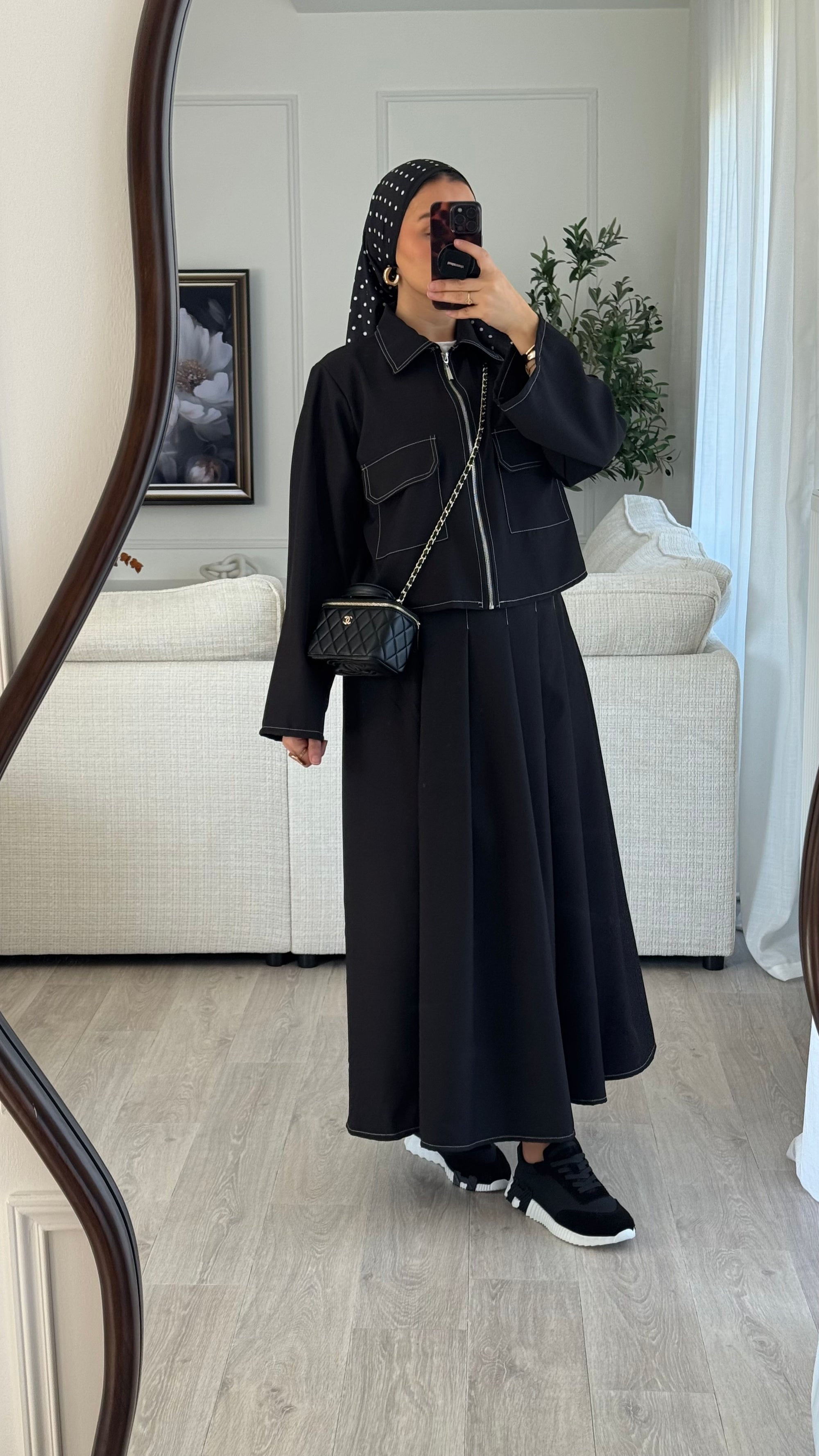 Ensemble Surpiqûres | Noir