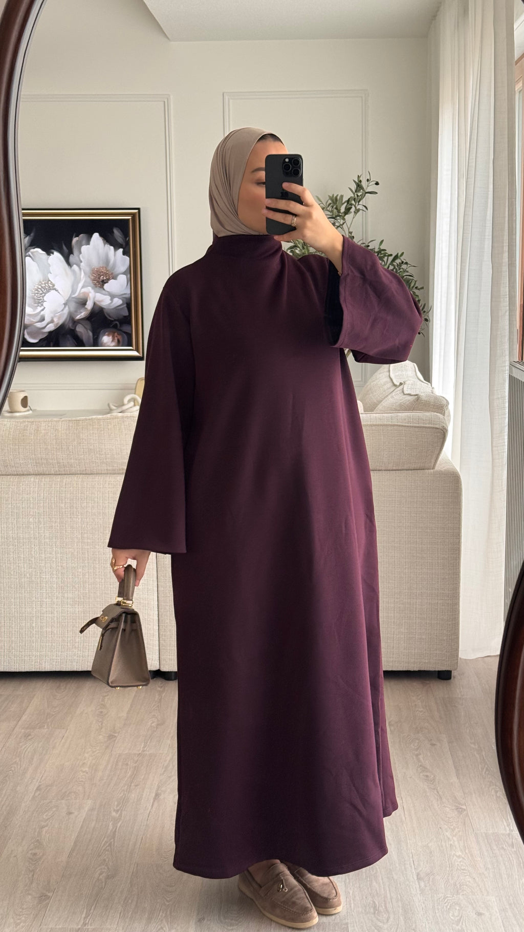 Robe épaisse | Burgundy